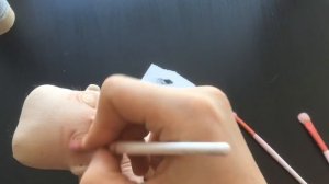 Текстильная кукла МК часть 2 | Рисуем лицо текстильной кукле |  draw a doll face