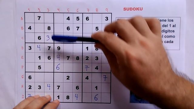 (1) Cómo resolver un SUDOKU DE 9X9. NIVEL FÁCIL. смотреть онлайн