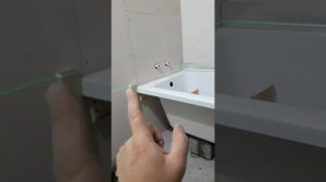 Установка ванны без каркаса. Результат.