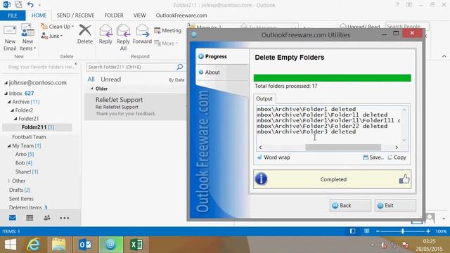 Delete Empty Outlook Folders смотреть онлайн