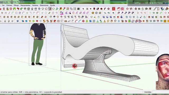 SketchUp furniture- Proyecto 37 Diván de MegaSketchUp смотреть онлайн