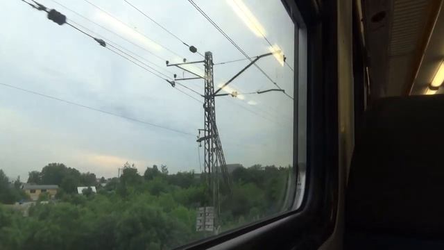 Поездка на электропоезде ЭП2Д-0051 от станции Тушинская до станции Нахабино смотреть онлайн