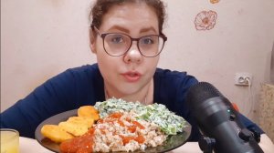 Мукбанг наггетсы, гречка, салатик/Я аудиофил/Хочу музыкальный центр