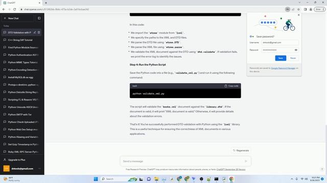 DTD Validation With Python смотреть онлайн