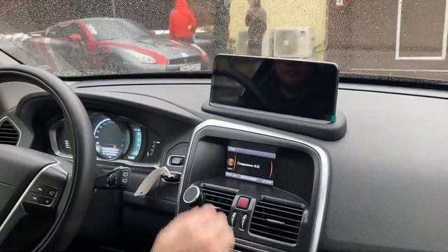 Volvo XC-60 - монитор на торпеду+мультимедиа+камера смотреть онлайн