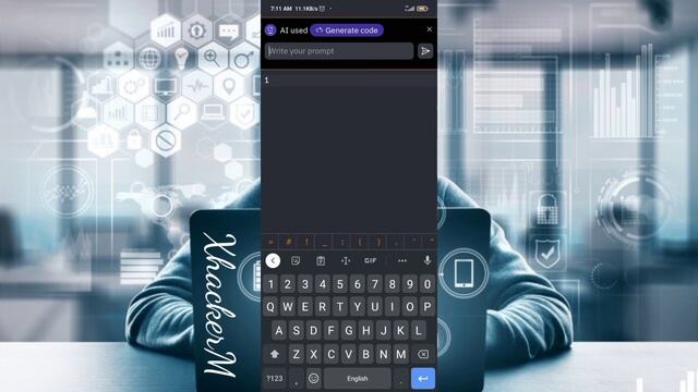 Draw a red heart emoji with python on Replit | On Android | XhackerM смотреть онлайн