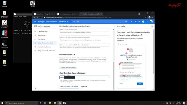 CONFIGURATION GOOGLE DRIVE - AUTH QUOTA SERVEURS TINFOIL - CRÉATION DU FICHIER TOKEN смотреть онлайн