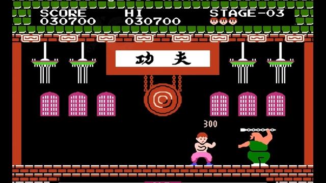 Yie Ar Kung Fu, Кунг фу NO DAMAGE (Dendy, Nes, 8 bit) смотреть онлайн