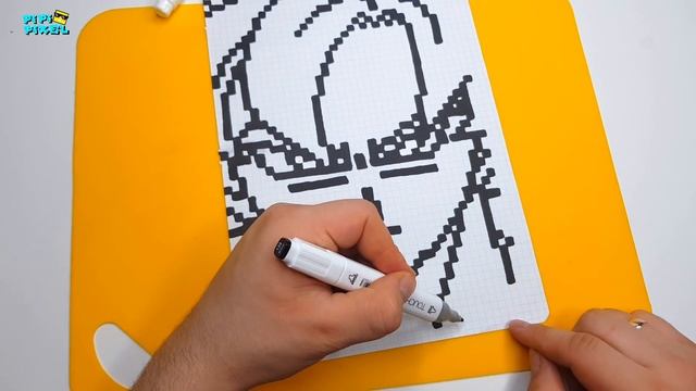 это легко:PIXEL ART Goku Dragon Ball ! ANIME !! Гоку РИСУНКИ ПО КЛЕТОЧКАМ 我的像素艺术  How To Draw АНИМЕ