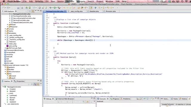 Phreeze SQL Query Debugging смотреть онлайн