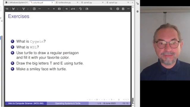 Operating Systems and Turtle Graphics, an introduction смотреть онлайн