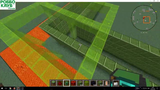 Строй в майнкрафте головой! Строй роботами! смотреть онлайн