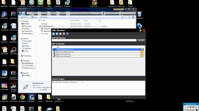 pStudioDev - URL Monitor Program смотреть онлайн