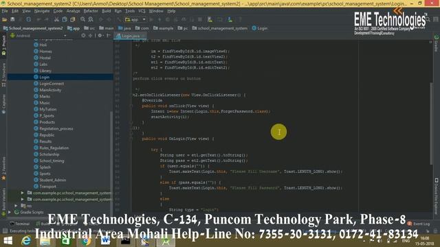How to Create School Management Application Project - Android App Development Projects смотреть онлайн