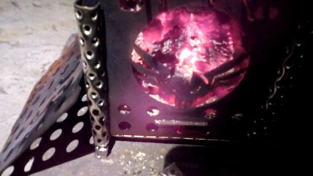 Тест-обкатка печки щепочница от Перевал Кастом г.Киев.Крым.Саки.13.06.2017. смотреть онлайн