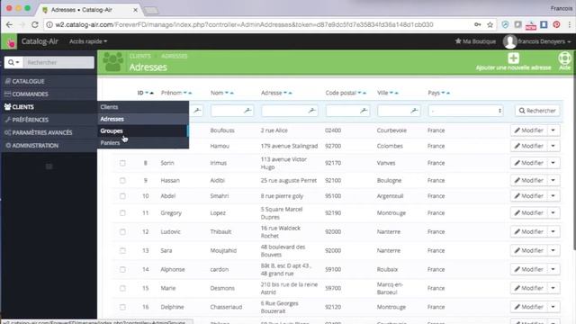 Catalog Air Pro Gestion Client Back Office 6 смотреть онлайн