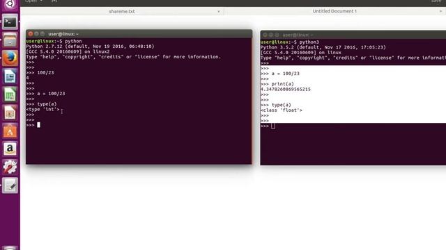 Difference Python 3 and Python 2.7 integer Division смотреть онлайн