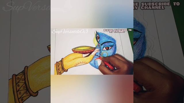 Maa Kali?Drawing??Step by Step?? #like #comment #share #artist #diwali #maa #kali #drawing #faceart смотреть онлайн