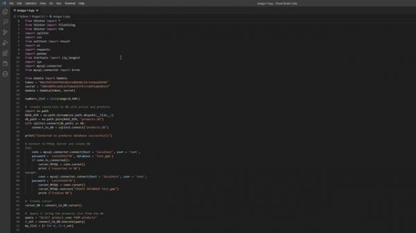 Видео демонстрация моего проекта Python.
