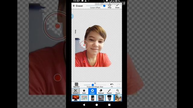Как легко изменить фон на фото способ для Андроид смотреть онлайн