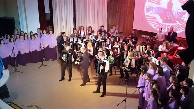 Джалилевские чтения. Оркестр тембровых гармоник 20.04.2016 смотреть онлайн