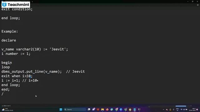 Oracle Cursors смотреть онлайн