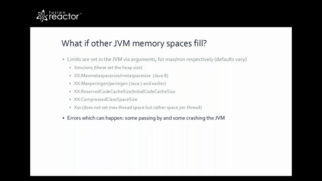 Troubleshooting JVM memory problems with FusionReactor смотреть онлайн