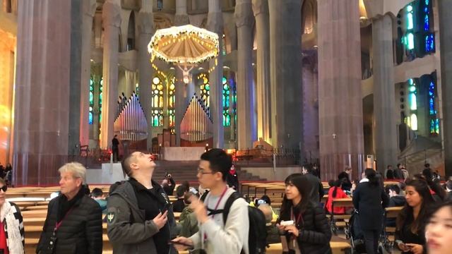 Sagrada Familia - Barcelona Spain - February 2019 - 137 years of construction thus far смотреть онлайн