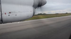 Ан 24 (RA 47264) Посадка в Сыктывкаре