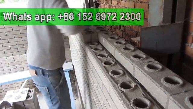 Лего кирпич Кладка стены и столба на клей своими руками, MUD LEGO BLOCK смотреть онлайн