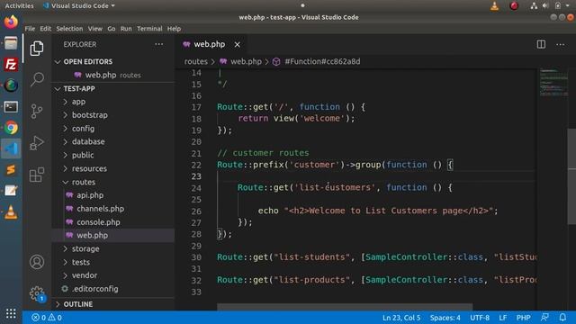 Learn Laravel 8 Beginners Tutorial #89 What are Route Prefixes & How to use it in Application смотреть онлайн