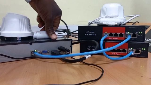 How to Connect two (2) POE Switches to an NVR смотреть онлайн