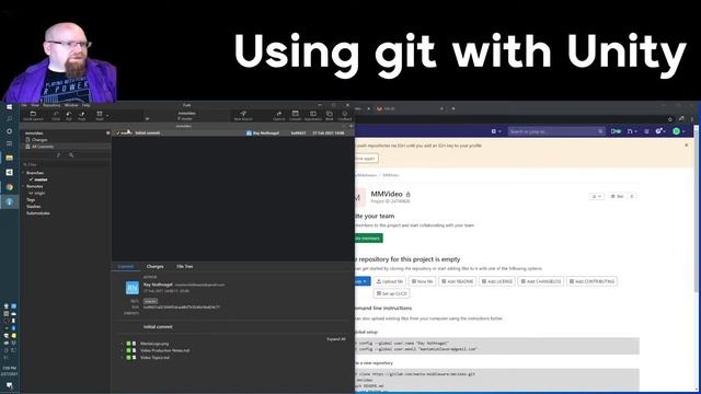 Using git with Unity смотреть онлайн
