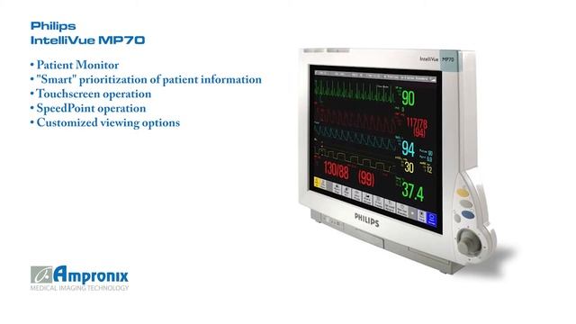 Philips IntelliVue MP70 Patient Monitor Sales | Service | Repair | Exchange | Replacement смотреть онлайн