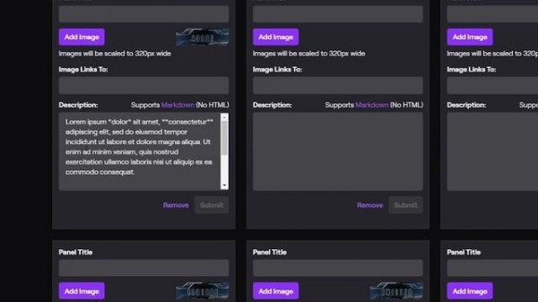How to format Twitch Panels Text with Markdown (Tutorial)