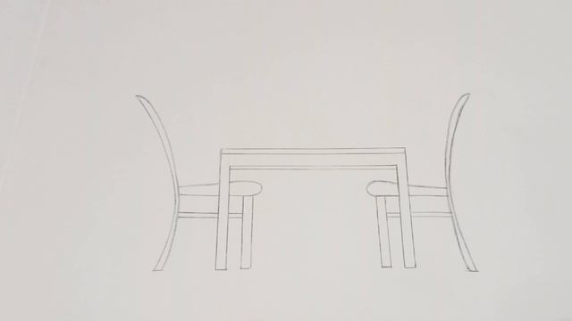 ?️Dining table drawing ?#A simple pencil sketch ideas .? смотреть онлайн