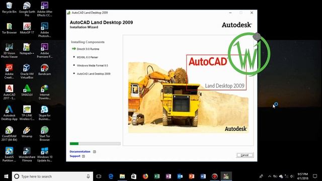 installation autocad landesktop 2009 di windows 10 pro 64 bit смотреть онлайн