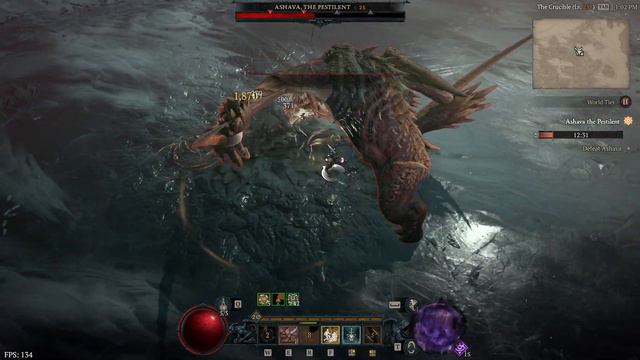 Diablo 4 Rogue Solo Ashava in 4:29 min - Hardcore World Tier II смотреть онлайн