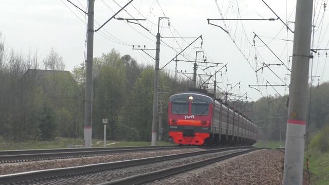 "ЭР2Р-7071" Электропоезд ЭД4М-0383 сообщением Москва - Сергиев Посад смотреть онлайн