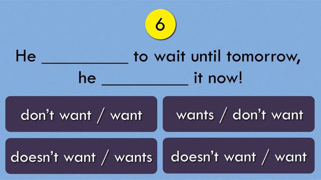 Present Simple | Grammar Test смотреть онлайн