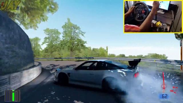 HUGE Drift Entry on INITIAL D Touge! (Assetto Corsa Graphics Mod) | Assetto Corsa Drift смотреть онлайн