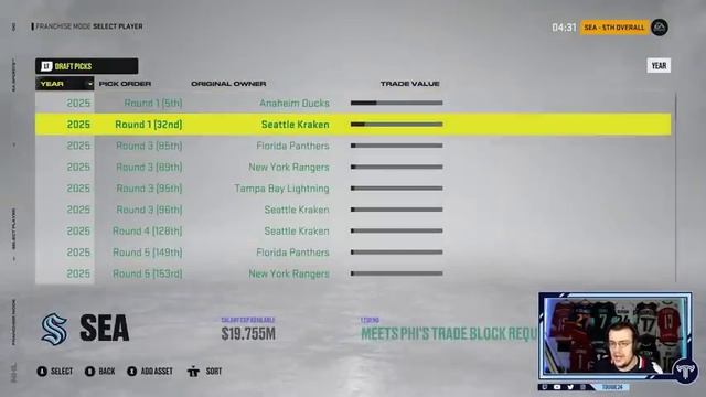 FROM CONTENDERS TO DEFENDERS? - NHL 22 Seattle Kraken Franchise Mode #18 смотреть онлайн