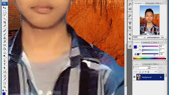 CARA MERUBAH BACKGROUND FOTO DENGAN ADOBE PHOTOSHOP CS3 BAG 3 смотреть онлайн
