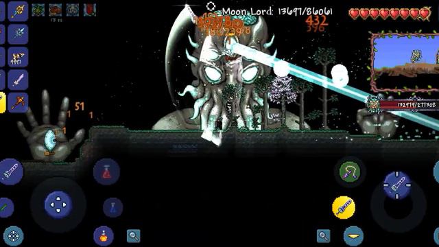 Farming Moon lord Terraria 1.4.4.4 on Mobile смотреть онлайн