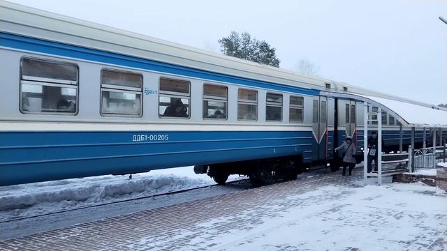 Дизель-поезд ДДБ1-0271(ДРБ2-020)"6638 Витебск-Полок" на станции Летцы смотреть онлайн
