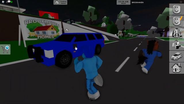 24 HEURES TOUT EN BLEU SUR BROOKHAVEN RP ! смотреть онлайн