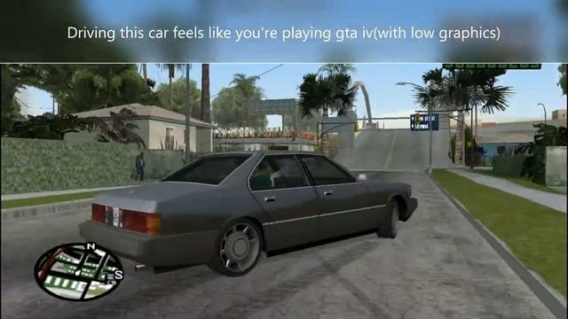 GTA SA - GTA IV Handling Mod (Sentinel Handling) смотреть онлайн