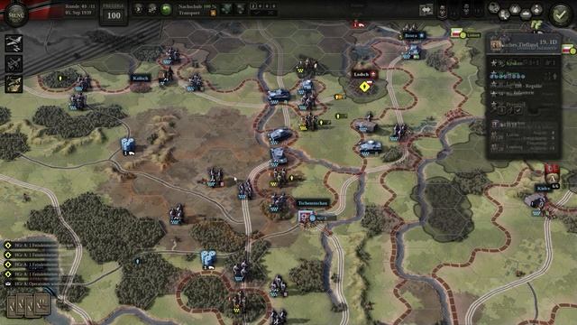 Unity of Command II: Blitzkrieg, Polnisches Tiefland, Deutsch, Let's Play, Gameplay, #03 смотреть онлайн