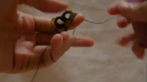 Фриволите, вяжем цветочек