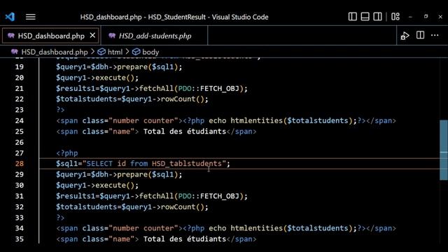 PHP-Système de gestion des résultats des étudiants Part 6 смотреть онлайн